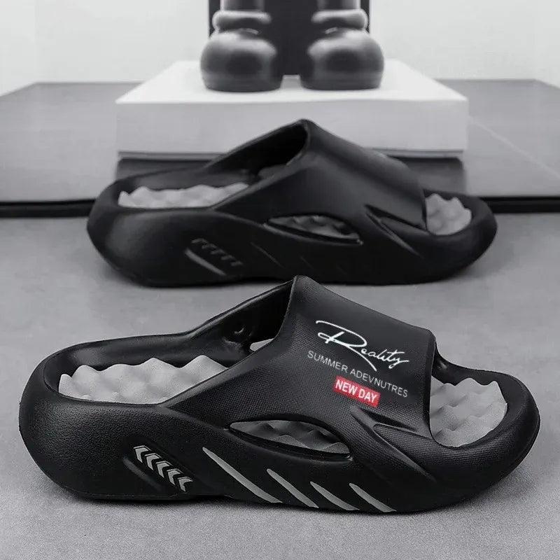 Men's Thick Sole Comfort Slide Sandals