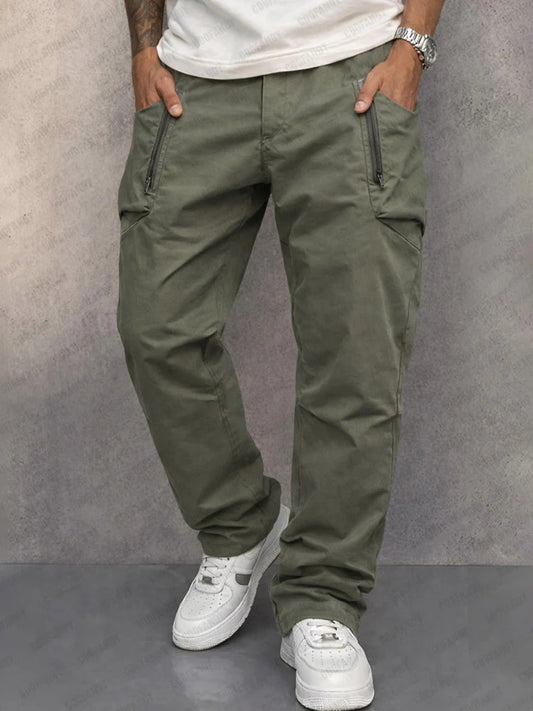Men’s Trendy Cotton Tapered Cargo Trousers