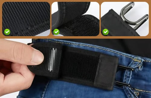 Buckle-Free Adjustable Comfort Belt
