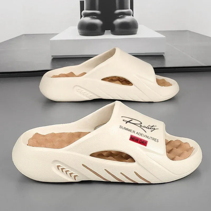 Men's Thick Sole Comfort Slide Sandals