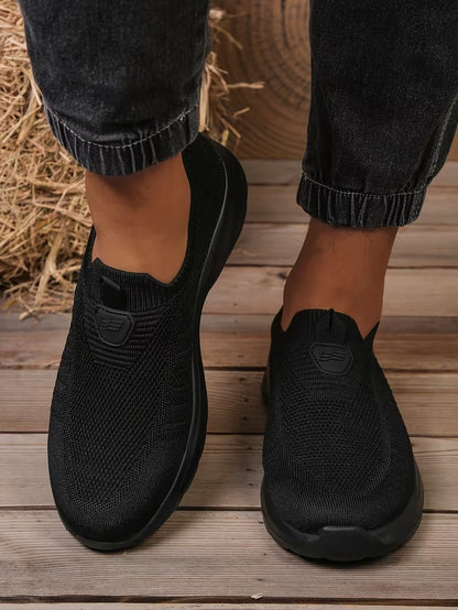 Men’s Lightweight Knit Slip-On Comfort Trainers
