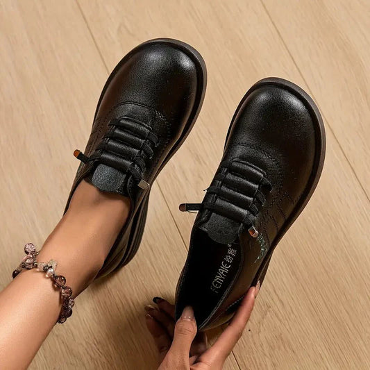 Women’s Leather-Look Support Walking Shoes