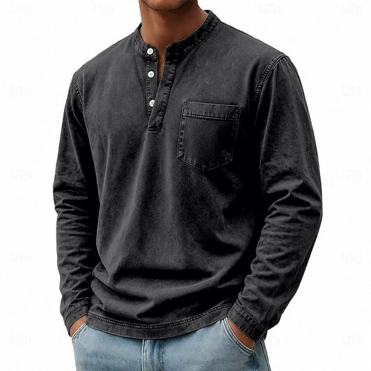 Ferran Saltwater Long Sleeve Henley