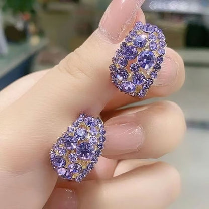 Elegant Oval Hoop Earrings