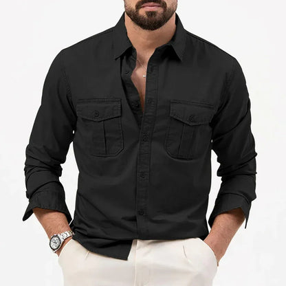 Men’s Classic Utility Button-Up Shirt 🔥