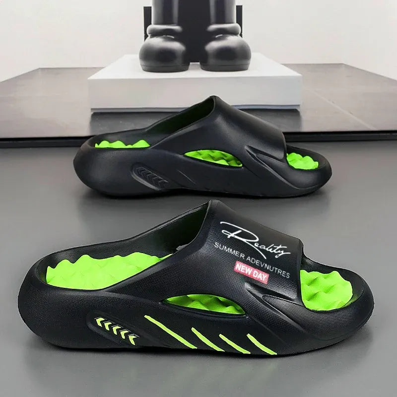 Men's Thick Sole Comfort Slide Sandals