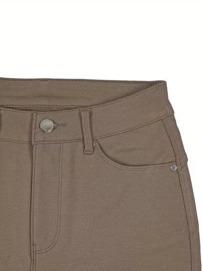 Women’s High-Waist Stretch Slim Fit Trousers