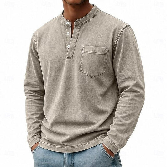 Ferran Saltwater Long Sleeve Henley