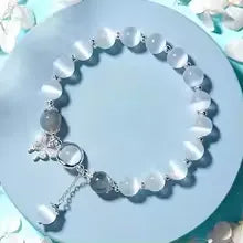 Women’s Moonlight Opal Crystal Charm Bracelet