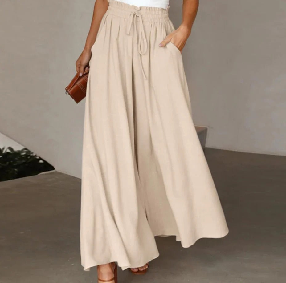 Women’s High Waisted Wide Leg Trousers