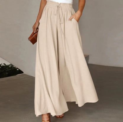 Women’s High Waisted Wide Leg Trousers