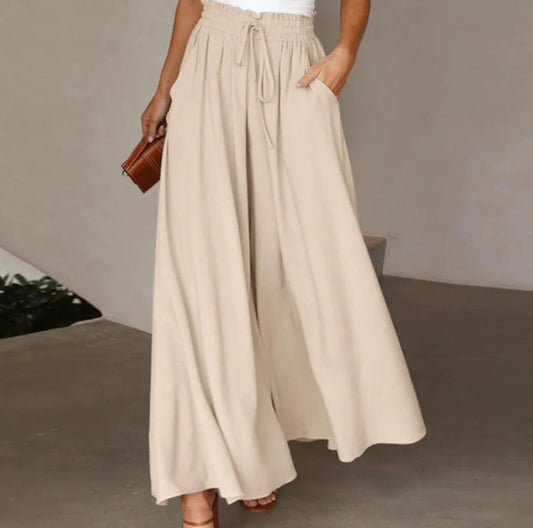 Women’s High Waisted Wide Leg Trousers