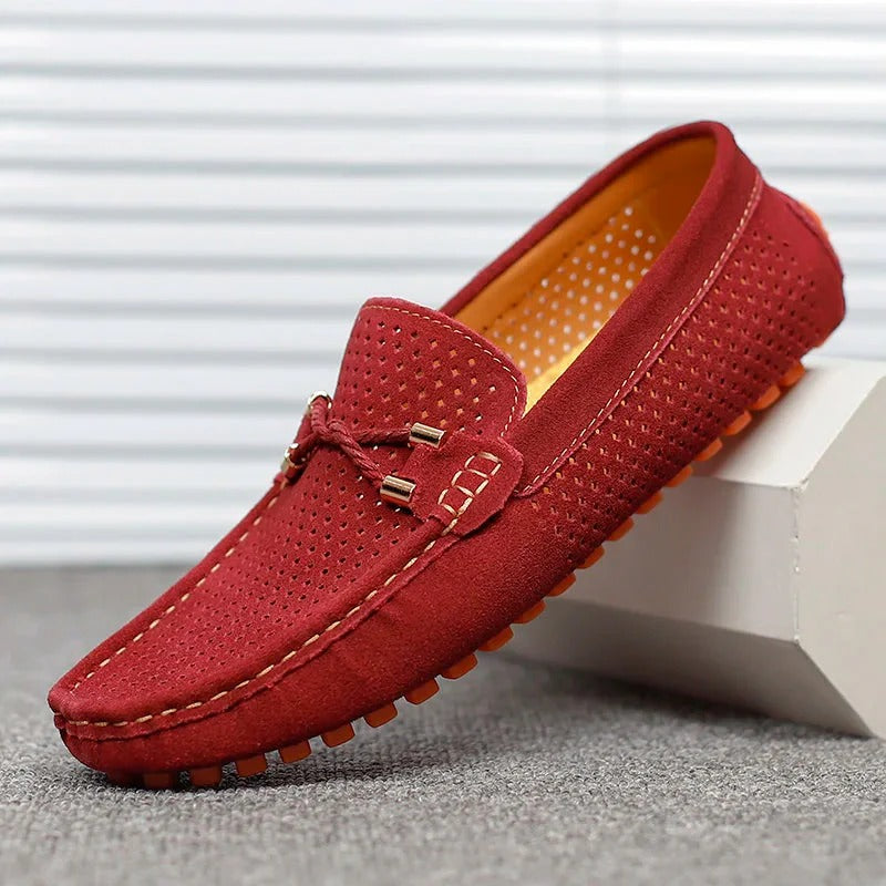 Breathable Slip-On Driving Loafers for Men
