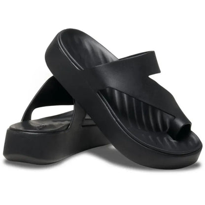 Women's Toe Loop Platform Slide Sandals
