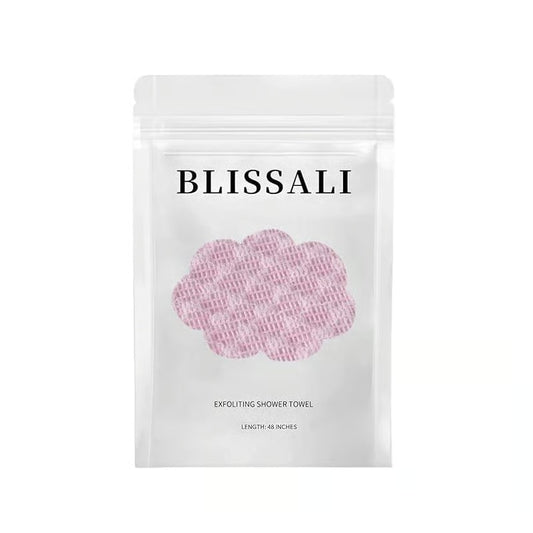 Exfoliating Shower Towel for Smooth, Clear Skin