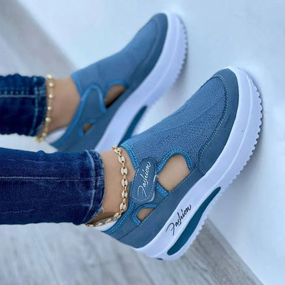 Women’s Breathable Lightweight Slip-On Trainers