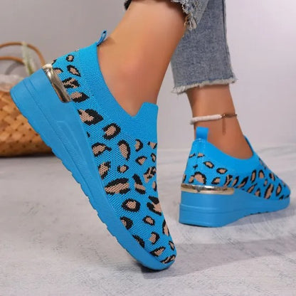 Women’s Breathable Comfort Slip-On Knit Trainers