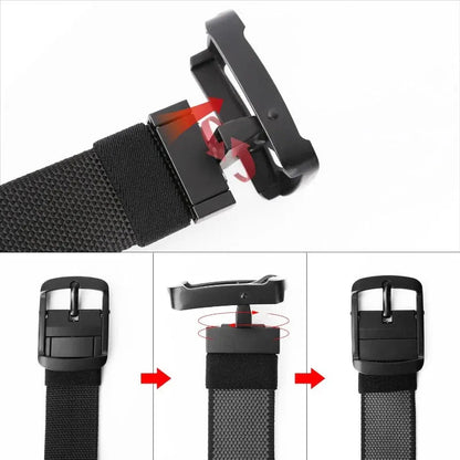 Men’s Reversible Quick-Release Nylon Web Belt
