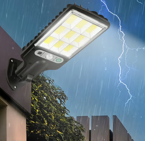 Solar Motion Sensor Outdoor Security Lights Set