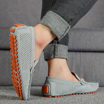 Breathable Slip-On Driving Loafers for Men