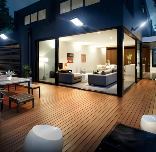 Solar Motion Sensor Outdoor Security Lights Set