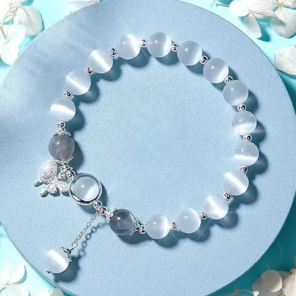 Women’s Moonlight Opal Crystal Charm Bracelet