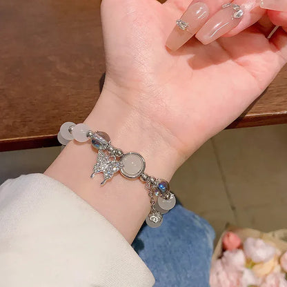 Women’s Moonlight Opal Crystal Charm Bracelet