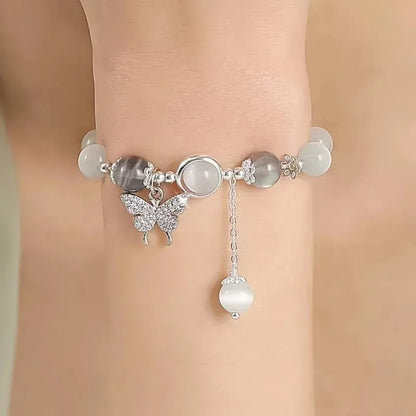 Women’s Moonlight Opal Crystal Charm Bracelet