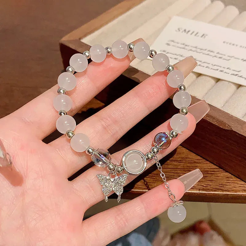 Women’s Moonlight Opal Crystal Charm Bracelet