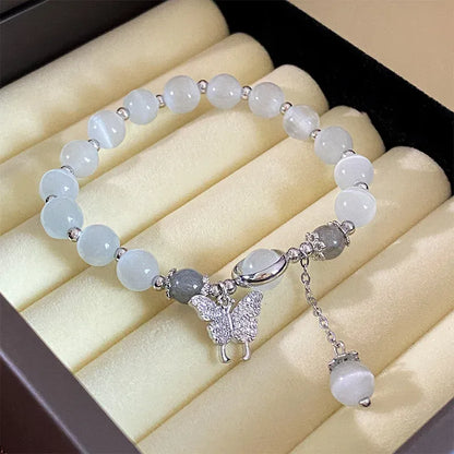 Women’s Moonlight Opal Crystal Charm Bracelet