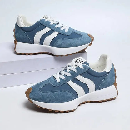 Women’s Lightweight Retro Stripe Comfort Trainers