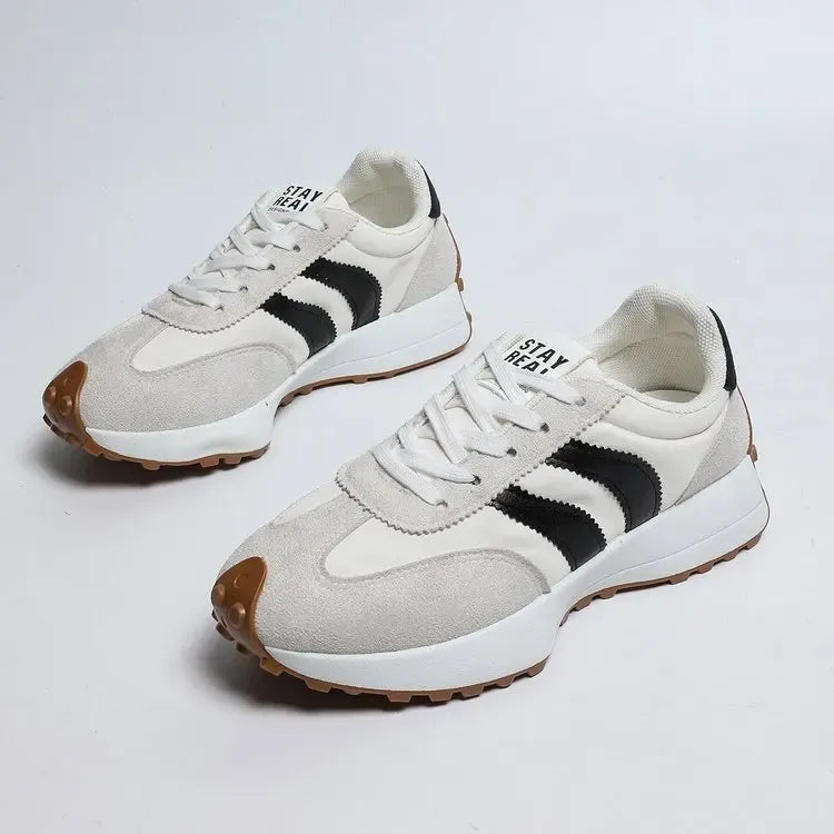 Women’s Lightweight Retro Stripe Comfort Trainers
