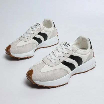 Women’s Lightweight Retro Stripe Comfort Trainers