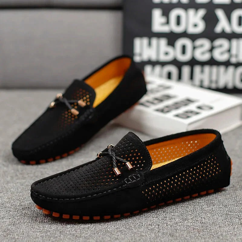 Breathable Slip-On Driving Loafers for Men