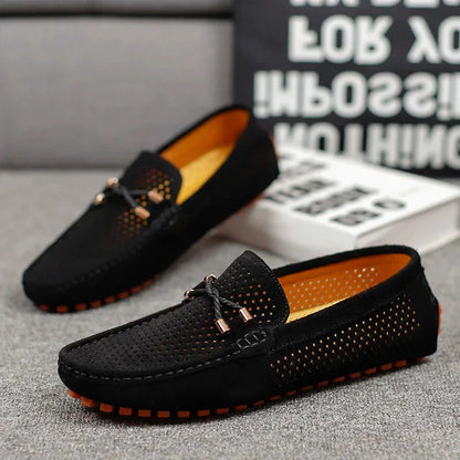 Breathable Slip-On Driving Loafers for Men