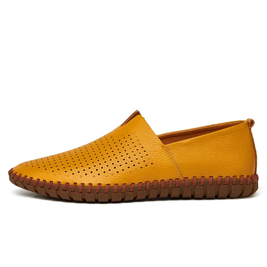 Men’s Handmade Soft Leather-Look Loafers