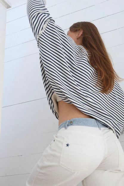 Women’s High-Rise Wide-Leg Denim Jeans