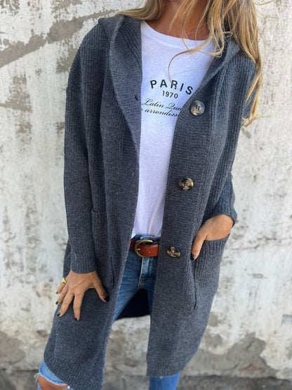 Women's Classic Knit Longline Cardigan