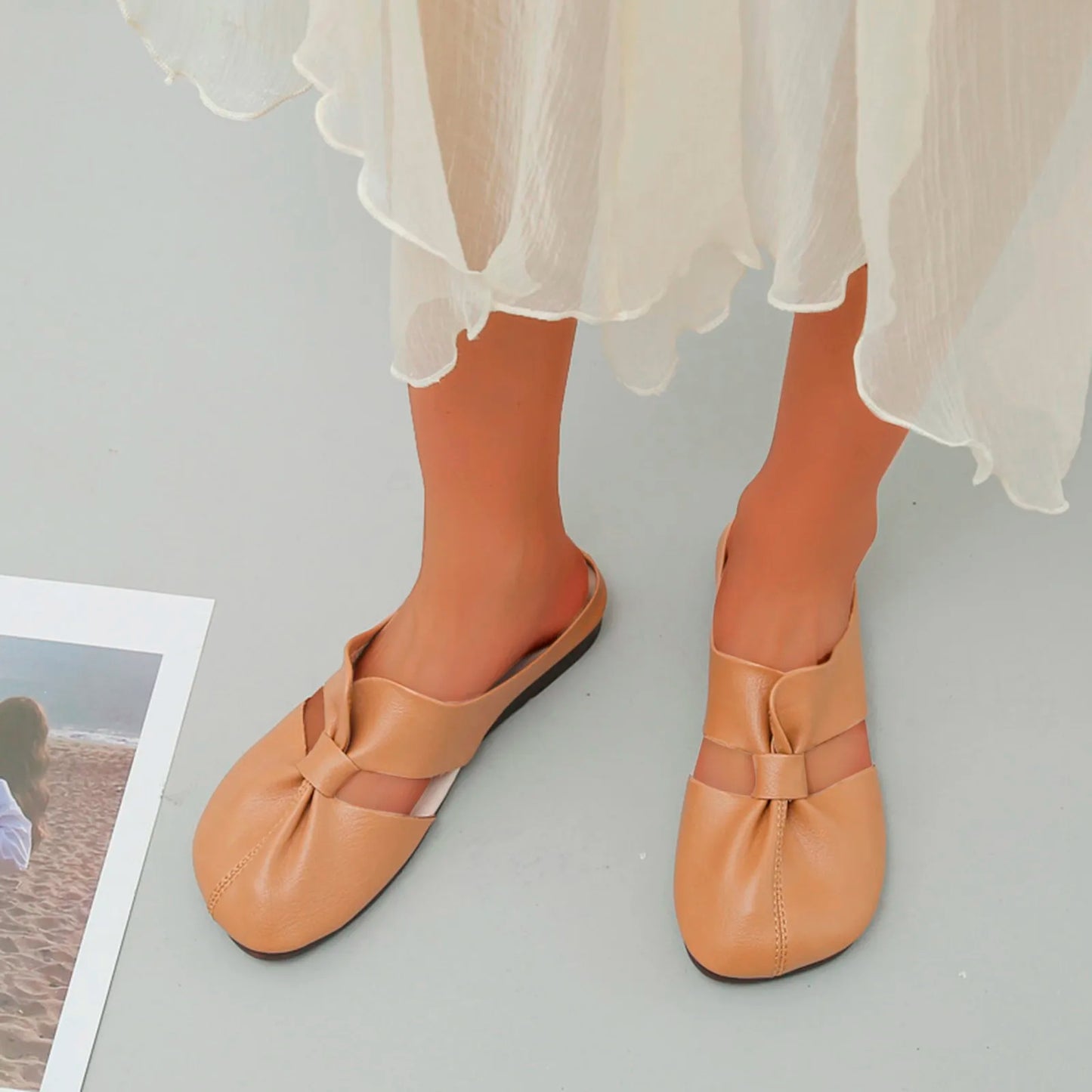 🔥 Hot sale 2024 🔥 Cut-out patterned flat mules
