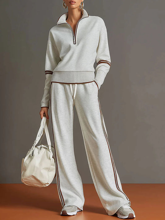 Women's Contrast-Trim Lounge Set
