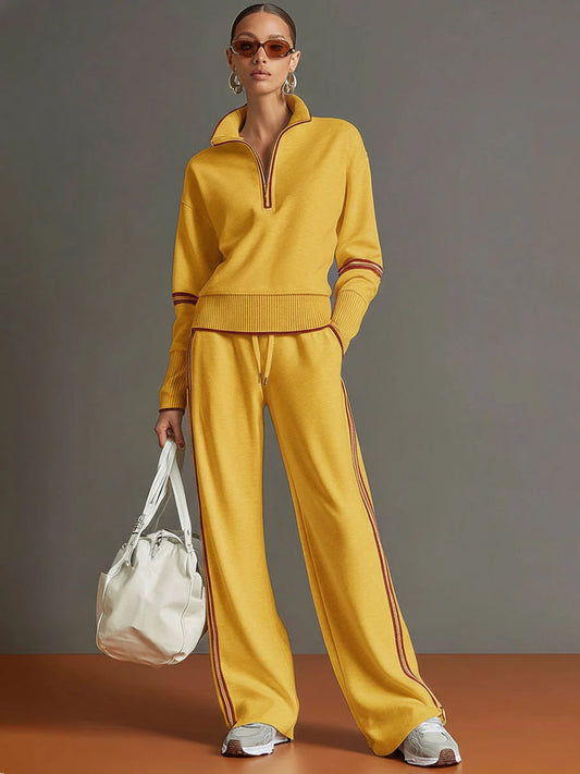 Women's Contrast-Trim Lounge Set
