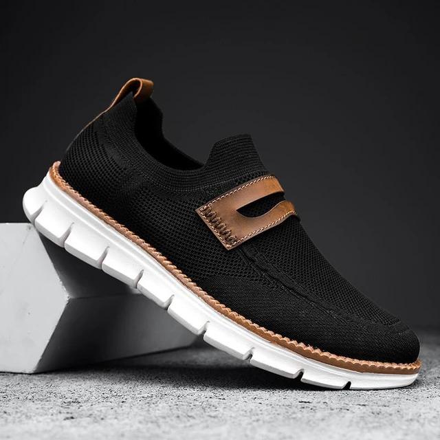 Summer Mesh Men's Lightweight Slip-On Sneakers Casual Breathable Loafers