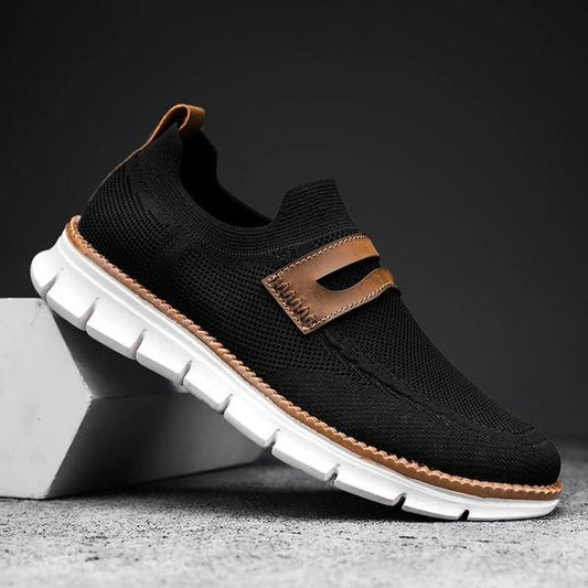 Summer Mesh Men's Lightweight Slip-On Sneakers Casual Breathable Loafers