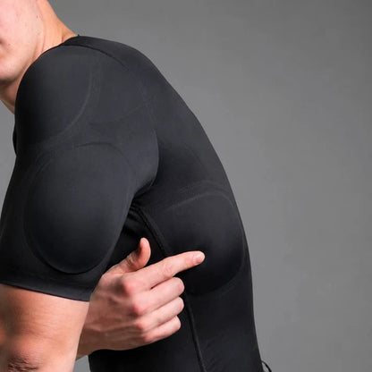Men’s Padded Compression Shaping Undershirt