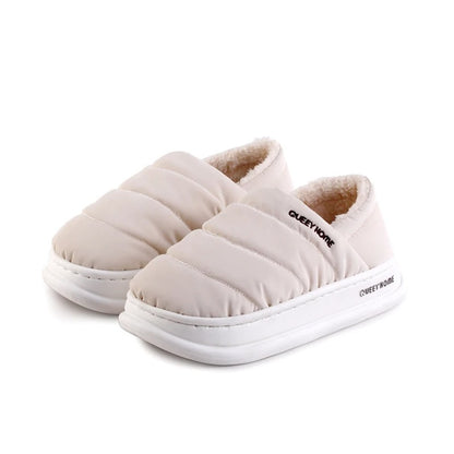 Queey Home Winter Plush Slippers