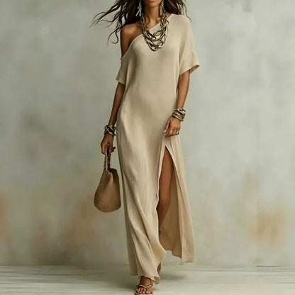 Women's Asymmetrical Maxi Dress