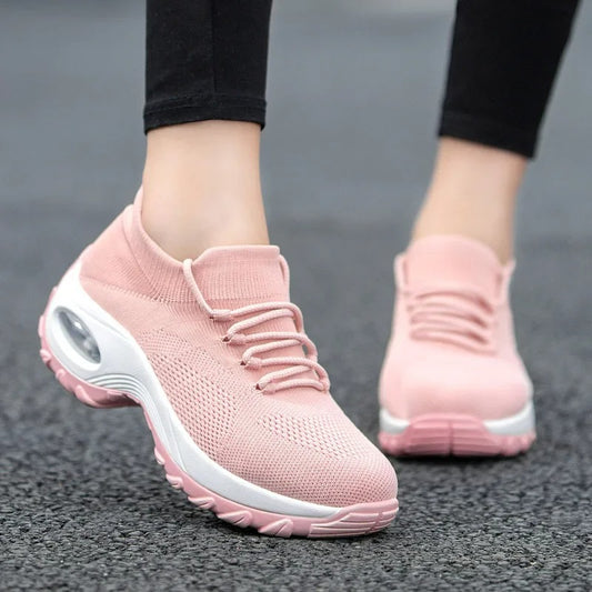 Women's Knit Air Cushion Trainers