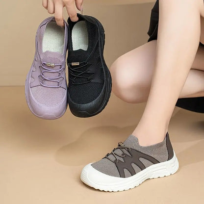 Women’s Lightweight Breathable Knit Slip-On Trainers