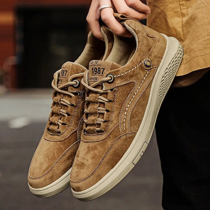 Men’s Genuine Leather Business Trainers