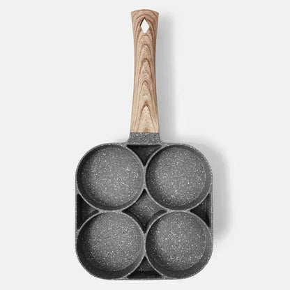 Multi-Section Maifan Stone Breakfast Cooking Pan